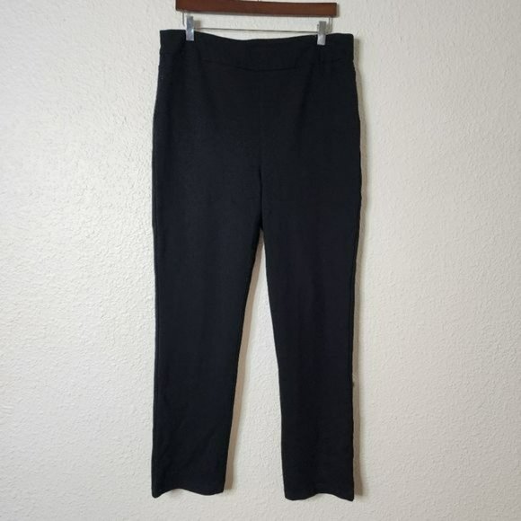 Soft Surroundings Pants - Soft Surroundings Slimsations Ponte Straight Leg Pants Women's Size Large